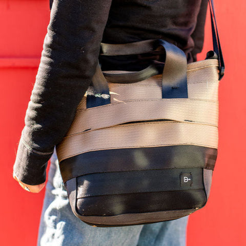 bandoulière, poignée, tote, classique, recyclé, upcycling,