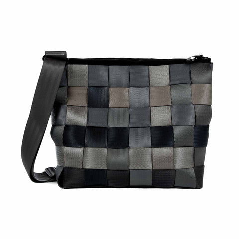 Sac à Main D116 Noir et Gris Mixte - Style Écoresponsable